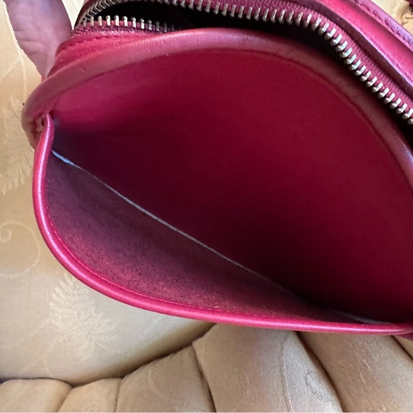 COACH HTF RED vtg LUNCH BOX ZIP🔥9991🔥stunner - Picture 14 of 16